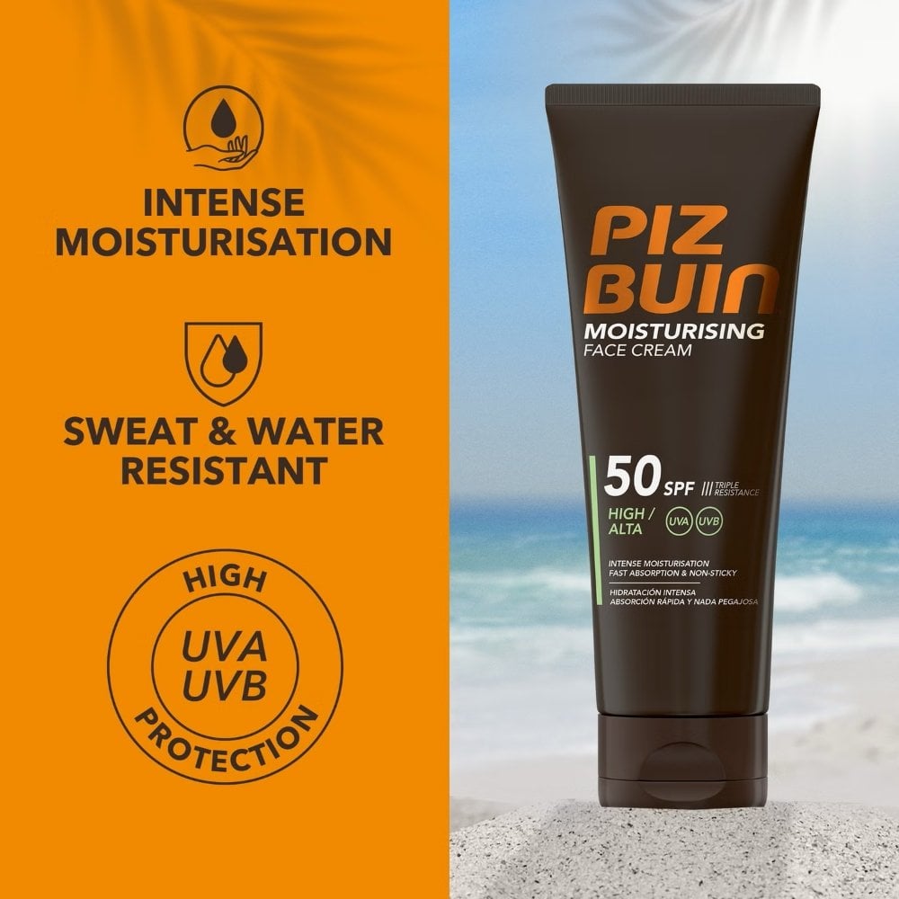 Piz Buin Moisturising Face Cream SPF50 50ml