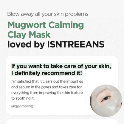 Isntree Mugwort Calming Clay Mask 100ml