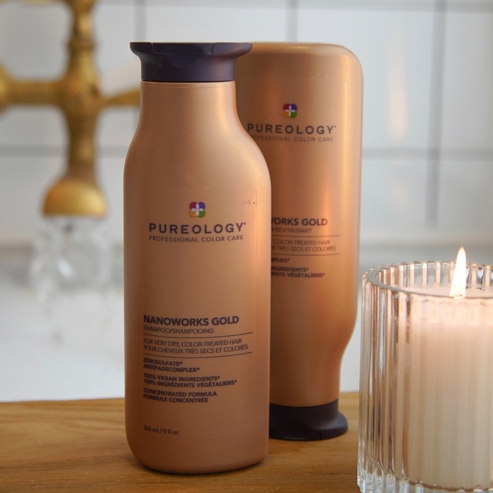 Pureology Nanoworks Gold Shampoo & Conditioner Twin 2 x 266ml