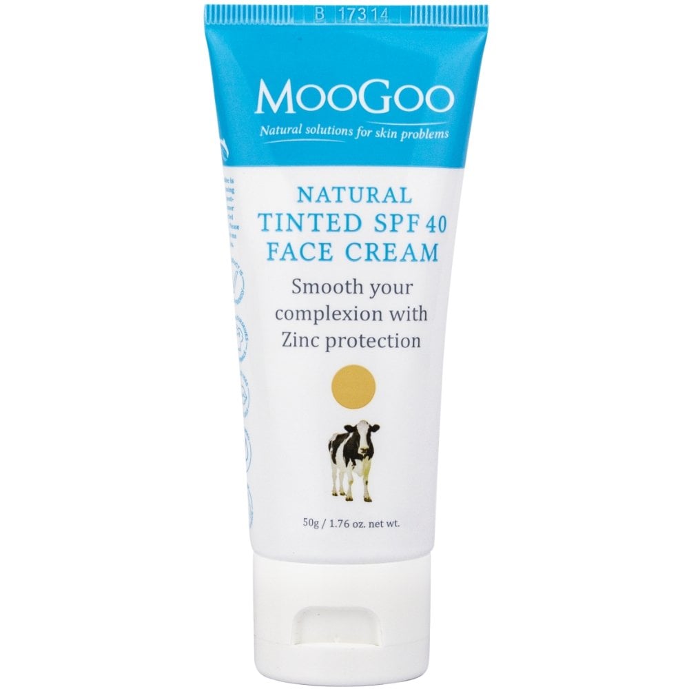 MooGoo Natural Tinted Face Cream SPF40 50g