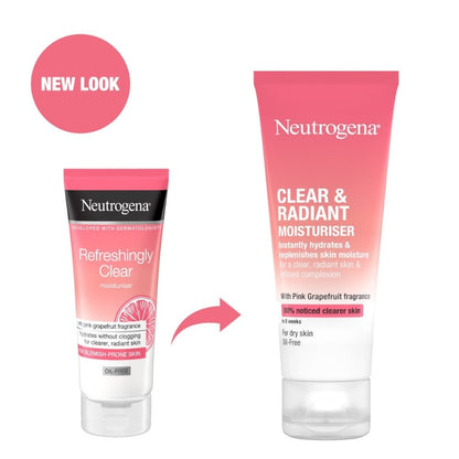 Neutrogena Refreshingly Clear Pink Grapefruit Moisturiser 50ml