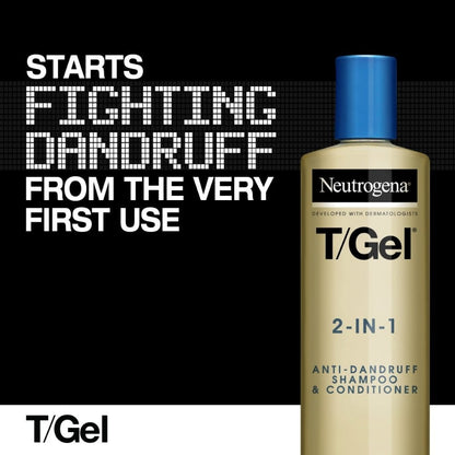 Neutrogena T/Gel 2-In-1 Anti-Dandruff Shampoo & Conditioner 150ml