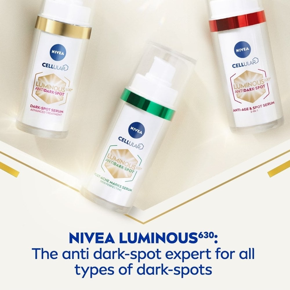Nivea Cellular Luminous 630 2-in-1 Anti-Age & Dark-Spot Serum 30ml