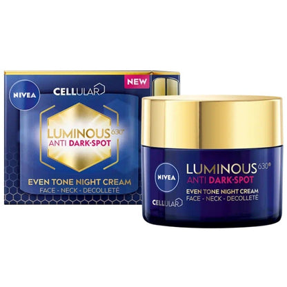 Nivea Cellular Luminous 630 Anti-Dark Spot Even Tone Night Cream 50ml