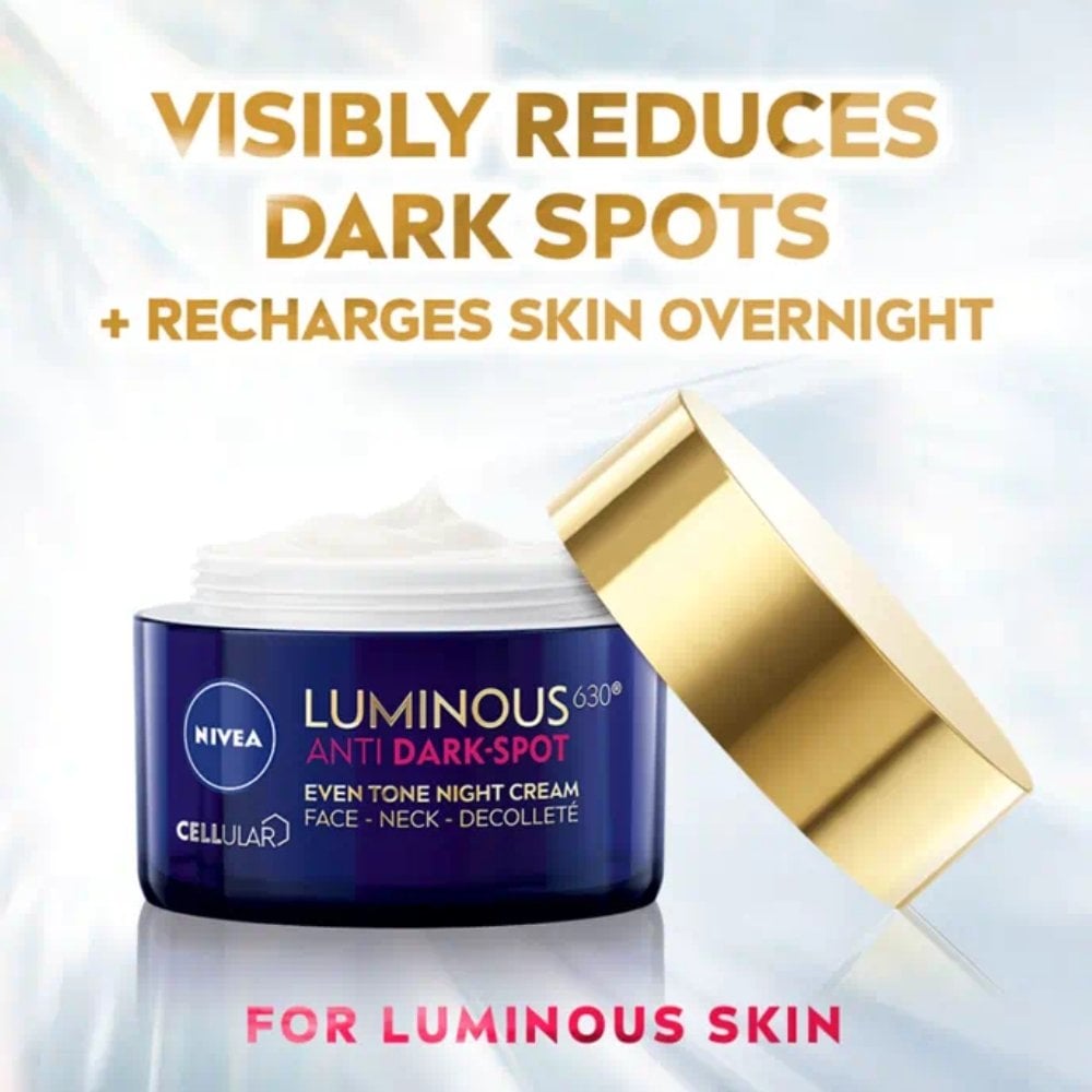 Nivea Cellular Luminous 630 Anti-Dark Spot Even Tone Night Cream 50ml