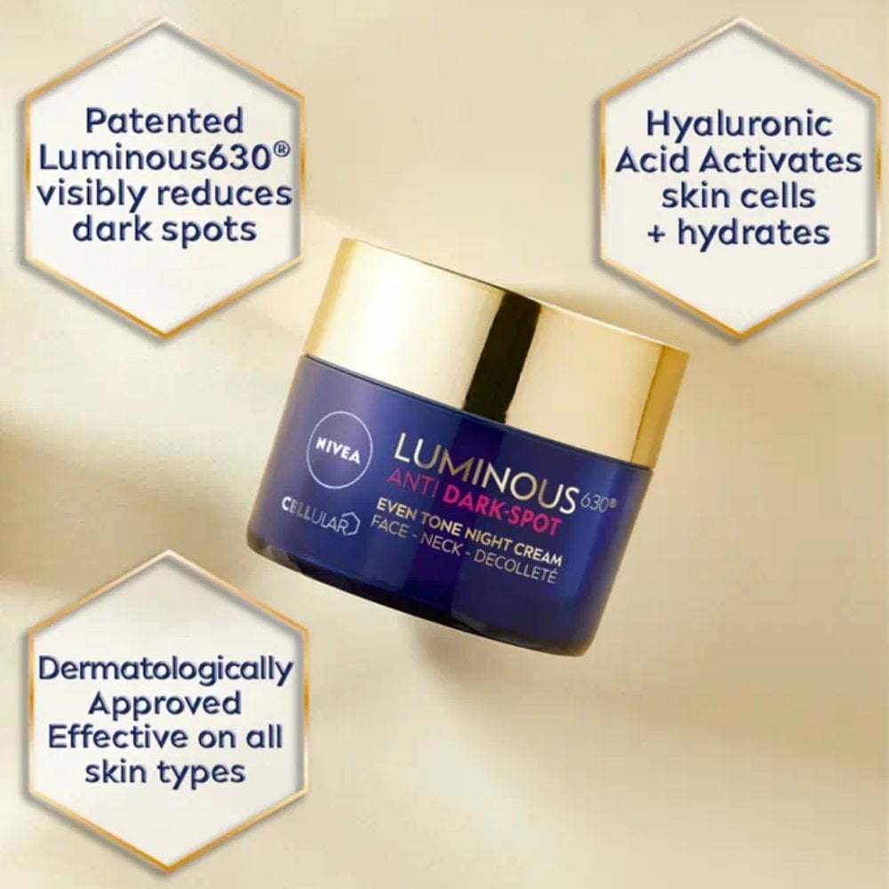 Nivea Cellular Luminous 630 Anti-Dark Spot Even Tone Night Cream 50ml