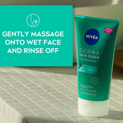 Nivea Derma Skin Clear Anti-Blemish Scrub 150ml