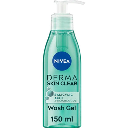 Nivea Derma Skin Clear Face Wash Gel 150ml