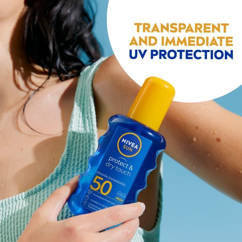 Nivea Sun Protect & Dry Touch Sunscreen Spray SPF50 200ml