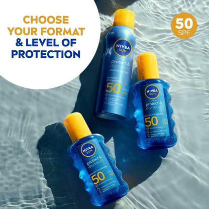 Nivea Sun Protect & Dry Touch Sunscreen Spray SPF50 200ml