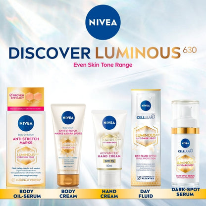 Nivea Luminous 630 Anti-Stretch Marks Body Oil Serum 100ml