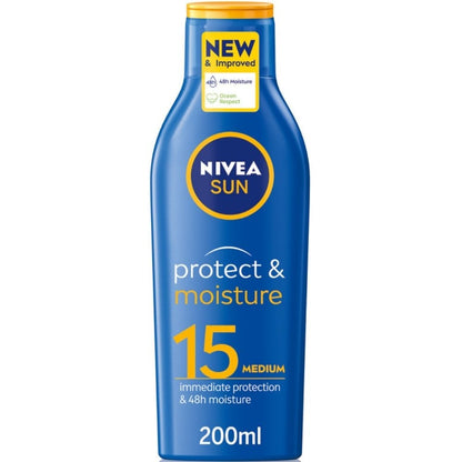 Nivea Sun Protect & Moisture Lotion SPF15 200ml