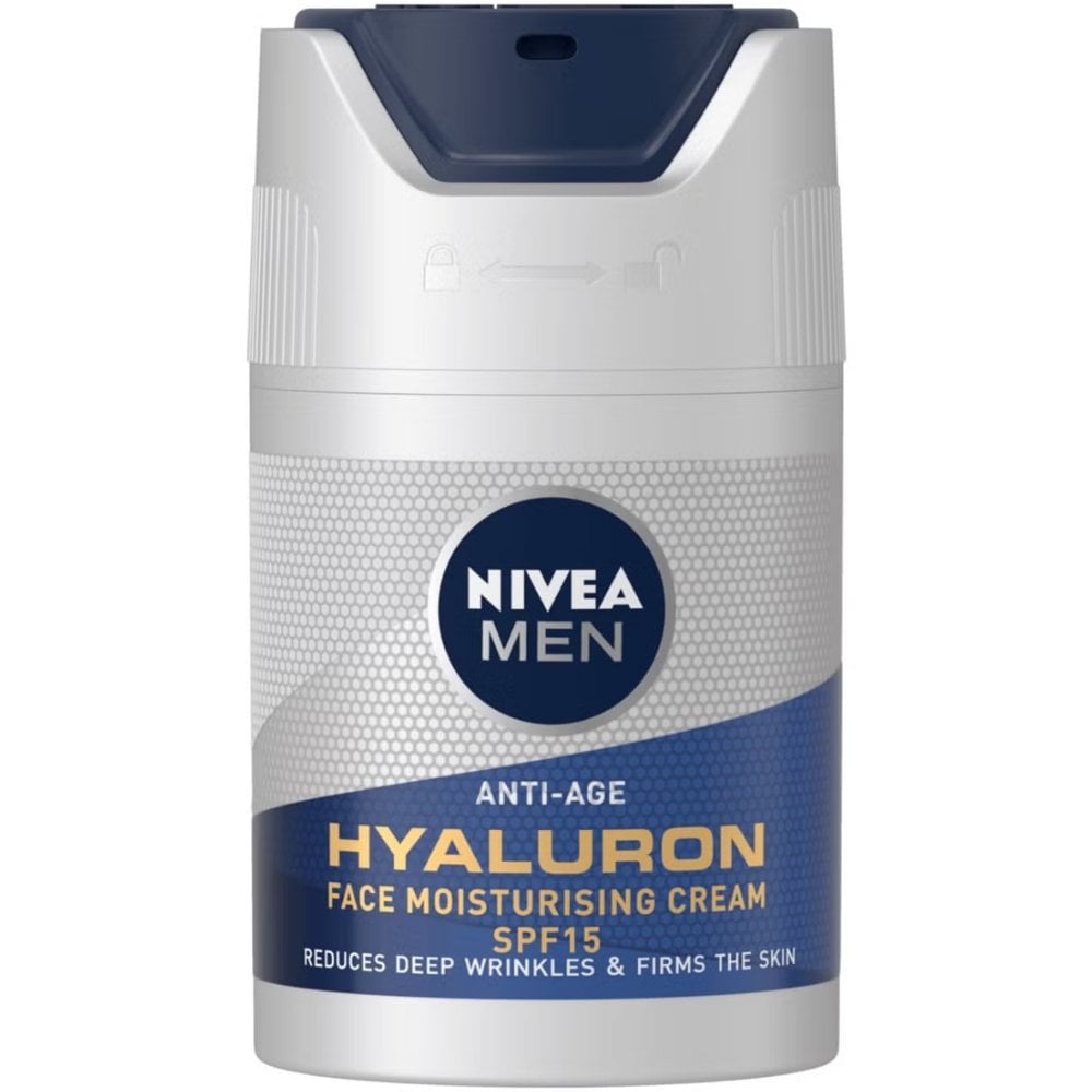 Nivea Men Anti-Age Hyaluron Face Moisturising Cream SPF15 50ml