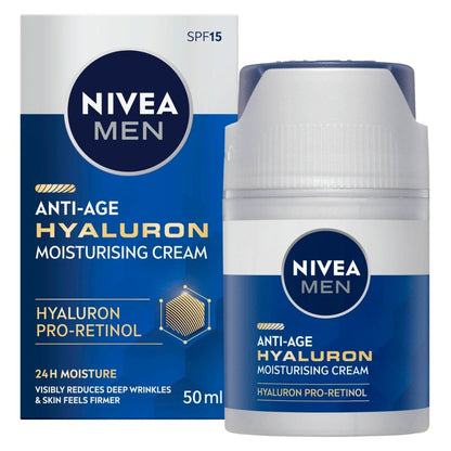 Nivea Men Anti-Age Hyaluron Face Moisturising Cream SPF15 50ml