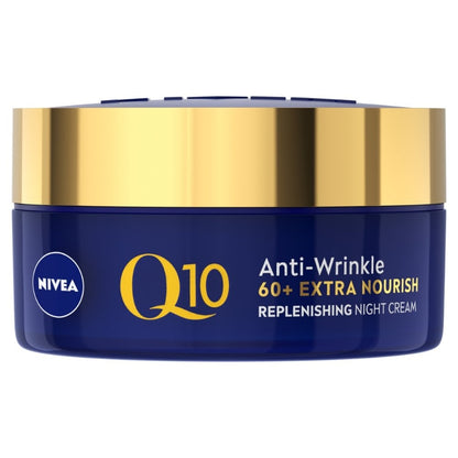 Nivea Q10 60+ Anti-Wrinkle Replenishing Night Cream 50ml