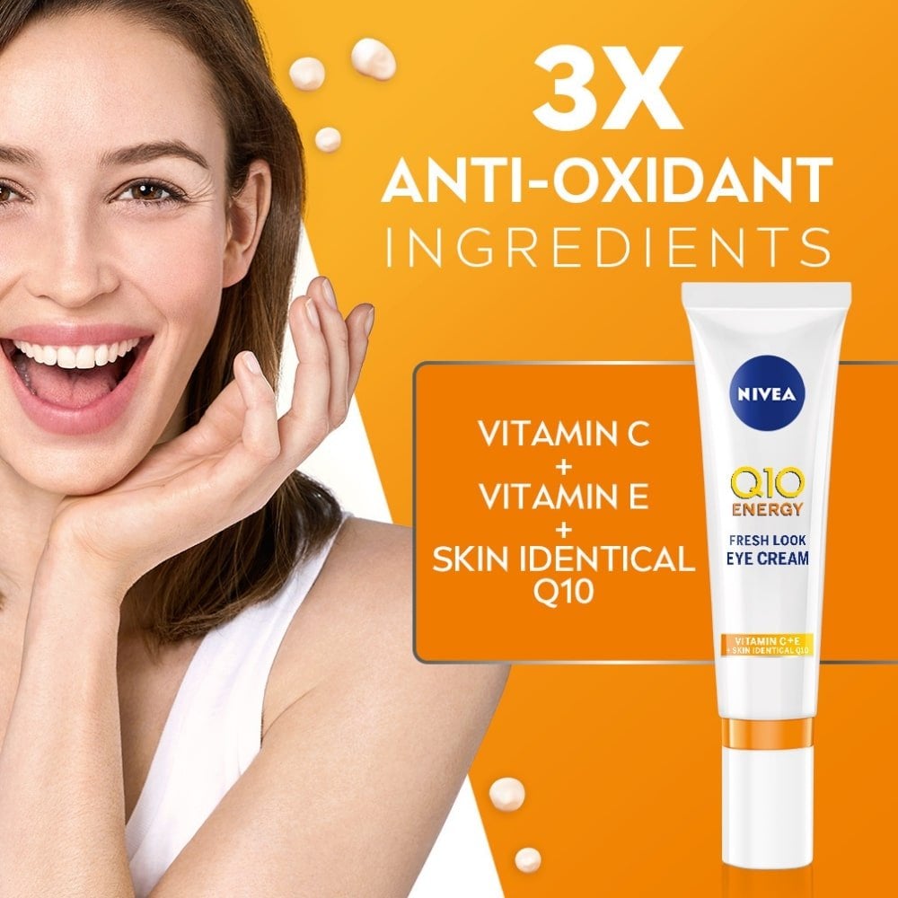 Nivea Q10 Energy Fresh Look Eye Cream 15ml