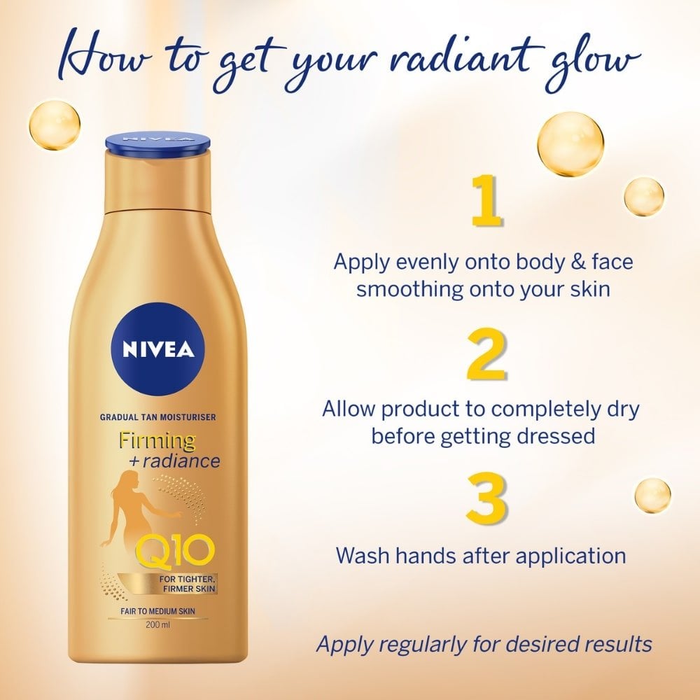 Nivea Q10 Gradual Tan Firming Body Moisturiser 400ml