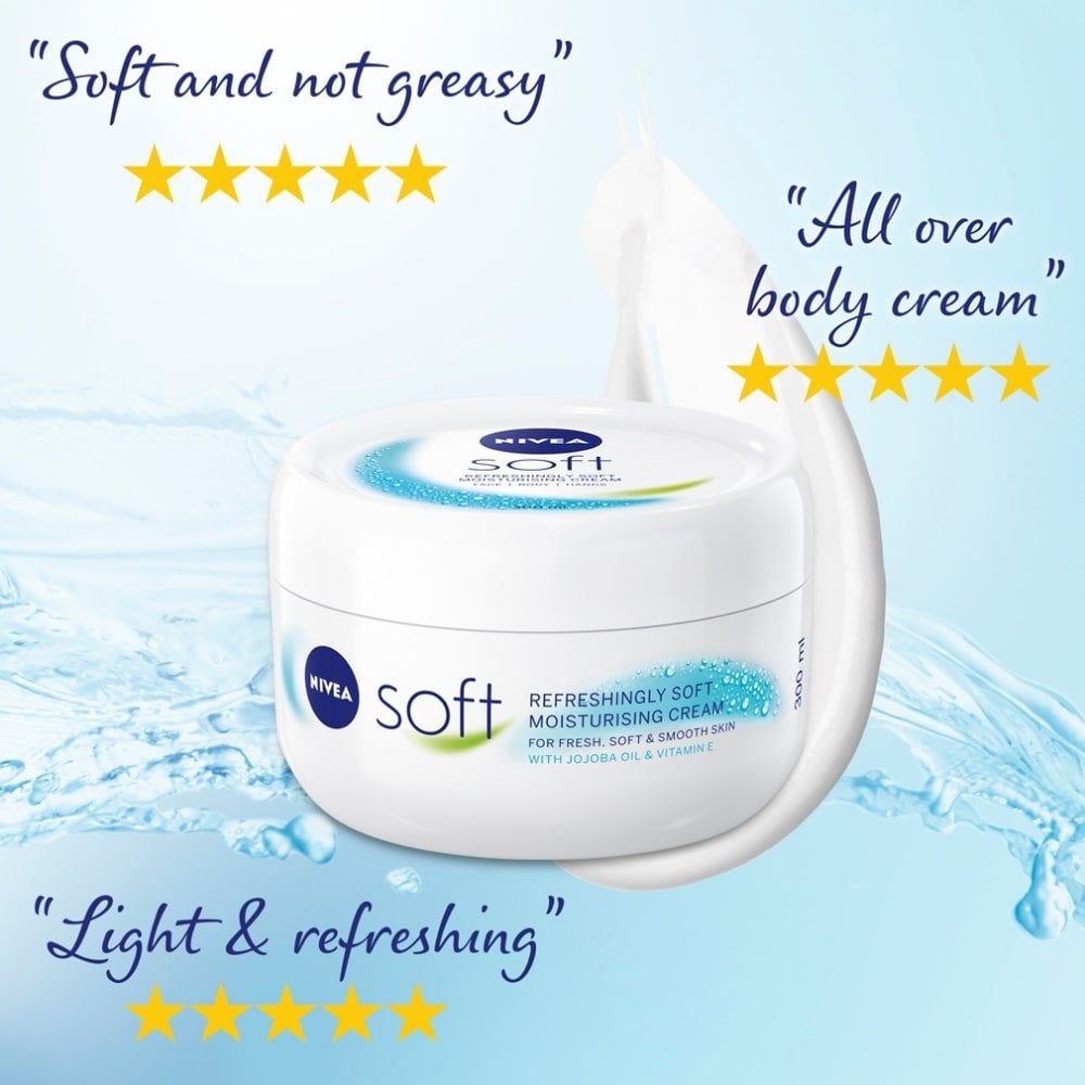 Nivea Refreshingly Soft Moisturising Cream 500ml
