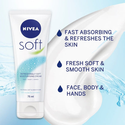 Nivea Refreshingly Soft Moisturising Cream 75ml