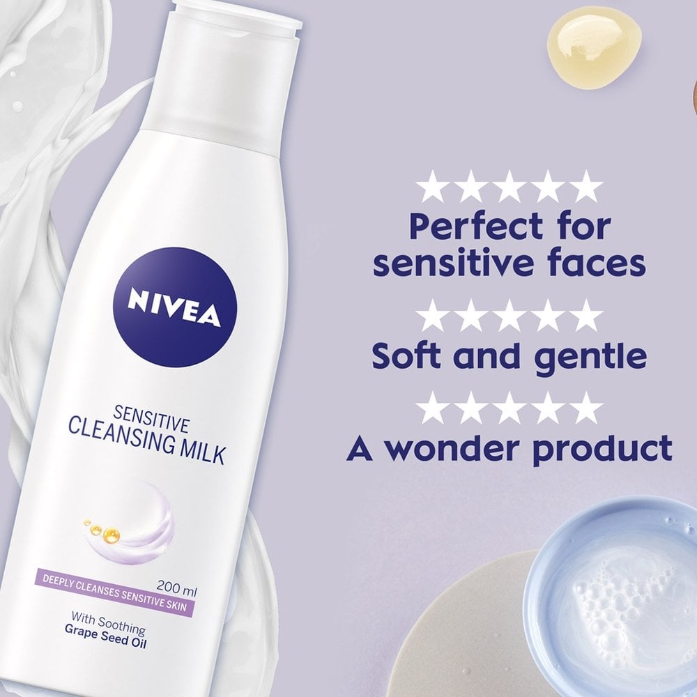 Nivea Sensitive Face Cleansing Milk 200ml