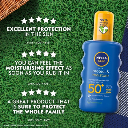 Nivea Sun Protect & Moisture Sun Cream Spray SPF50+ 200ml
