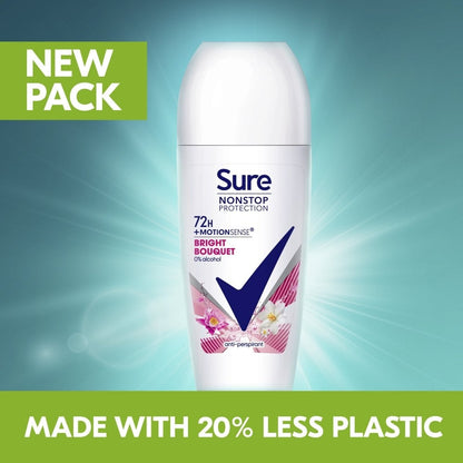 Sure Nonstop Protection 72h Bright Bouquet Anti-Perspirant Deodorant Roll-On 50ml