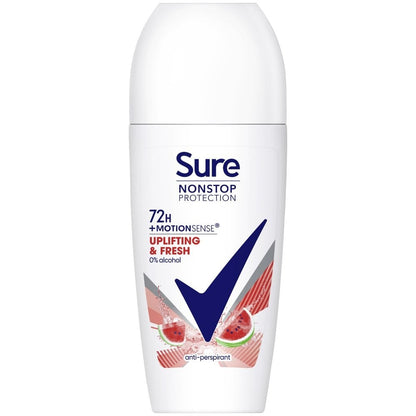 Sure Nonstop Protection 72h Uplifting & Fresh Anti-Perspirant Deodorant Roll-On 50ml