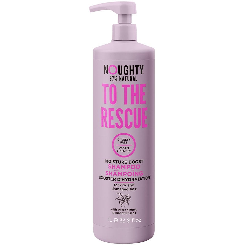 Noughty To The Rescue Moisture Boost Shampoo & Conditioner Twin 2 x 1000ml