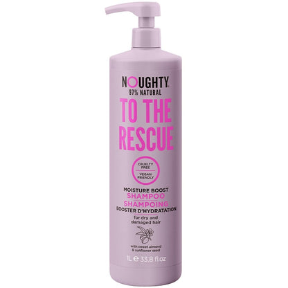 Noughty To The Rescue Moisture Boost Shampoo & Conditioner Twin 2 x 1000ml