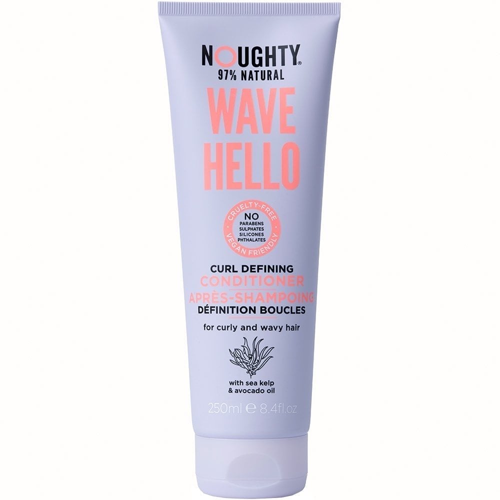 Noughty Wave Hello Curl Defining Shampoo 250ml, Conditioner 250ml & Scrunching Jelly 200ml Trio