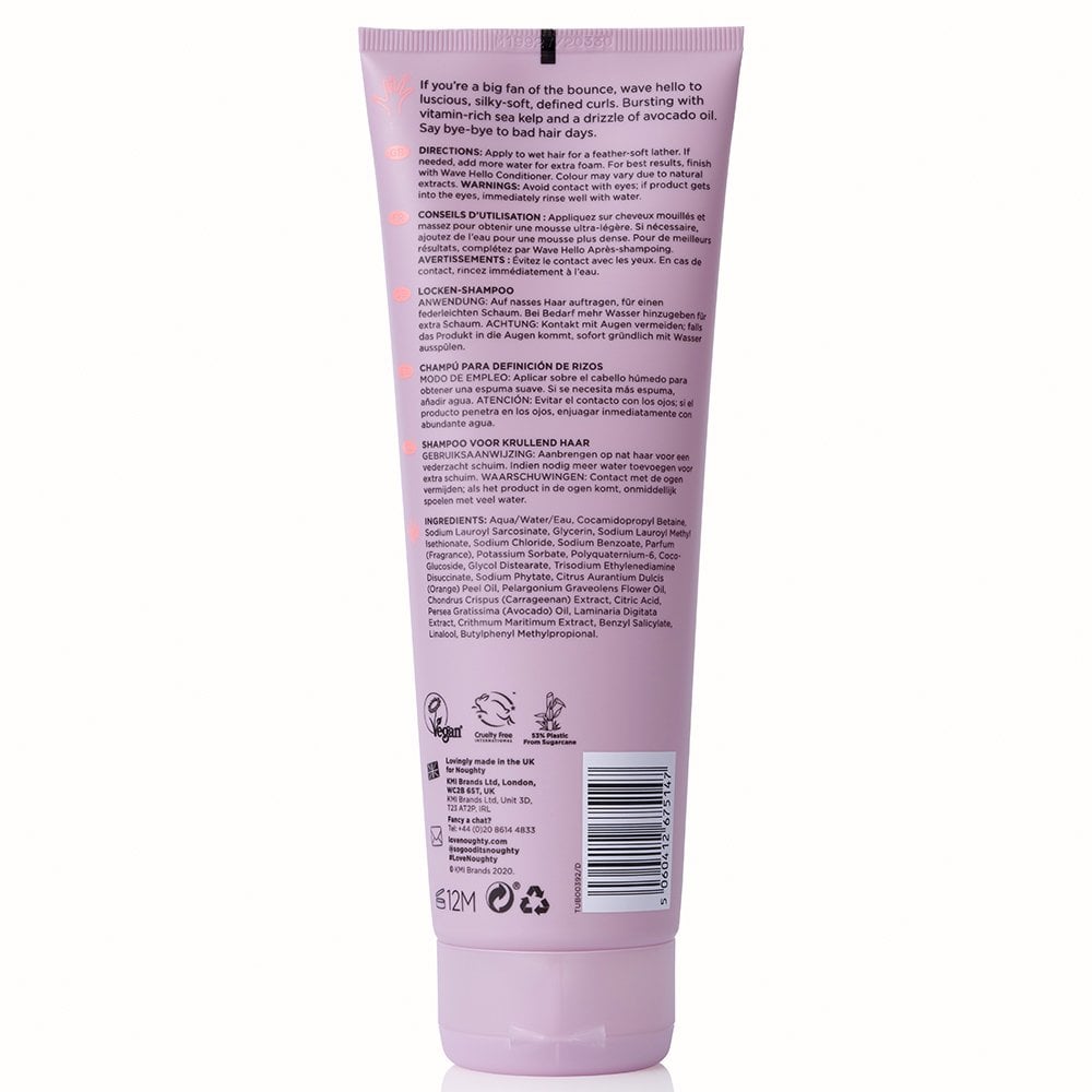 Noughty Wave Hello Curl Defining Shampoo 250ml
