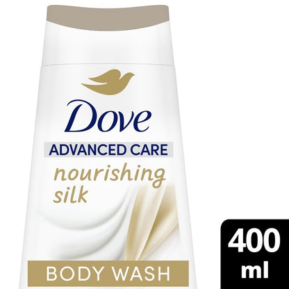 Dove Advanced Care Nourishing Silk Body Wash 400ml