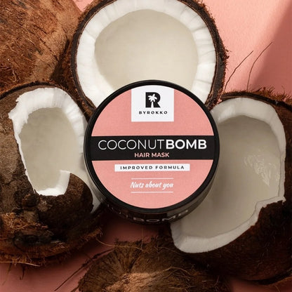 Byrokko Nuts About You Coconut Bomb Nourishing Hair Mask 180g
