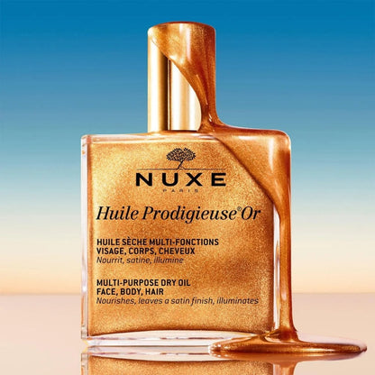 Nuxe Huile Prodigieuse Multi-purpose Golden Shimmer Oil 100ml