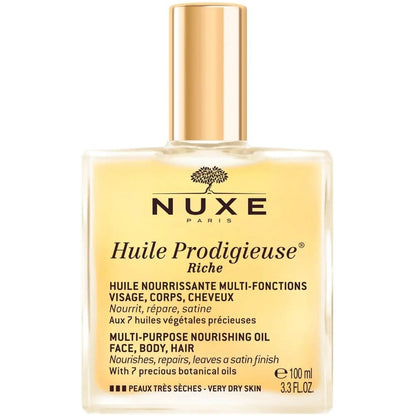 Nuxe Huile Prodigieuse Riche Oil Multi-Purpose Dry Oil 100ml