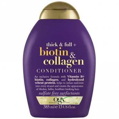 OGX Thick & Full+ Biotin & Collagen Volume Shampoo & Conditioner Twin 2 x 385ml