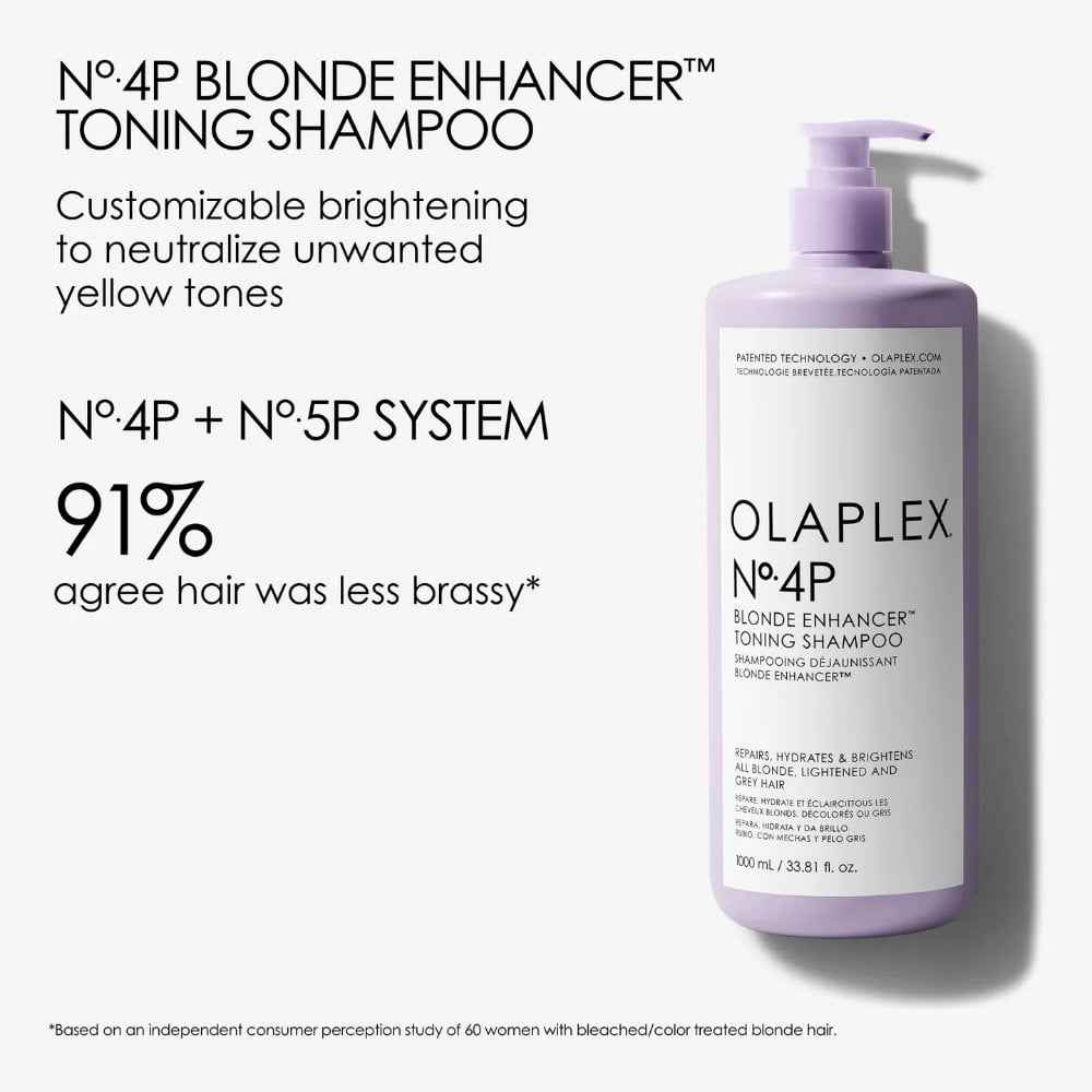 Olaplex No 4P Blonde Enhancer Toning Shampoo 1000ml