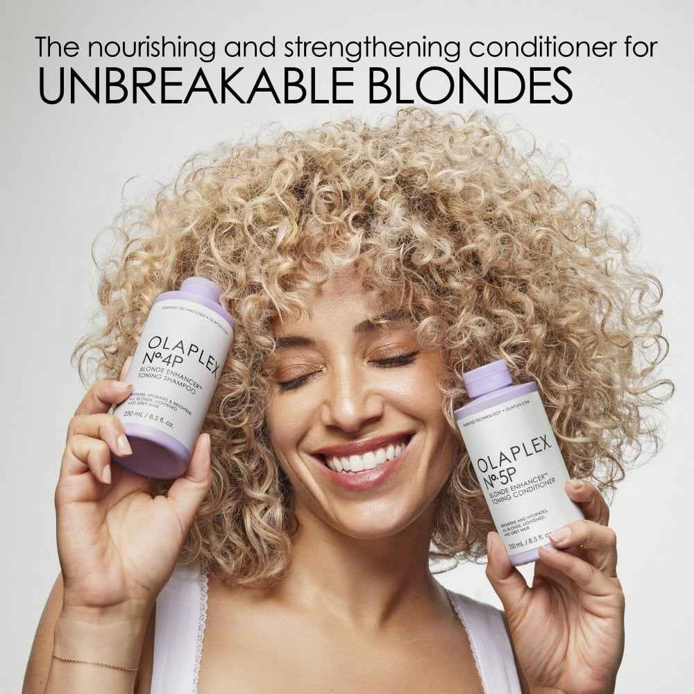 Olaplex Blonde Toning Shampoo No 4P & No 5P Blonde Enhancer Toning Conditioner Twin 2 x 250ml