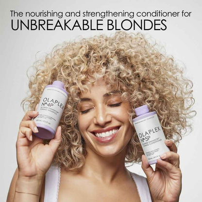 Olaplex Blonde Toning Shampoo No 4P & No 5P Blonde Enhancer Toning Conditioner Twin 2 x 250ml