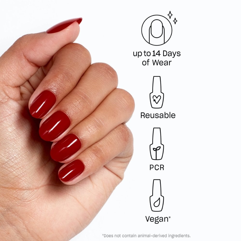 OPI xPress/On Nails Big Apple Red 30x