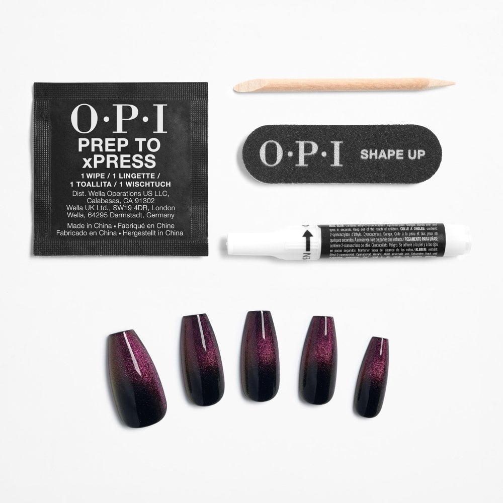 OPI xPress/On Nails Swipe Night 30x