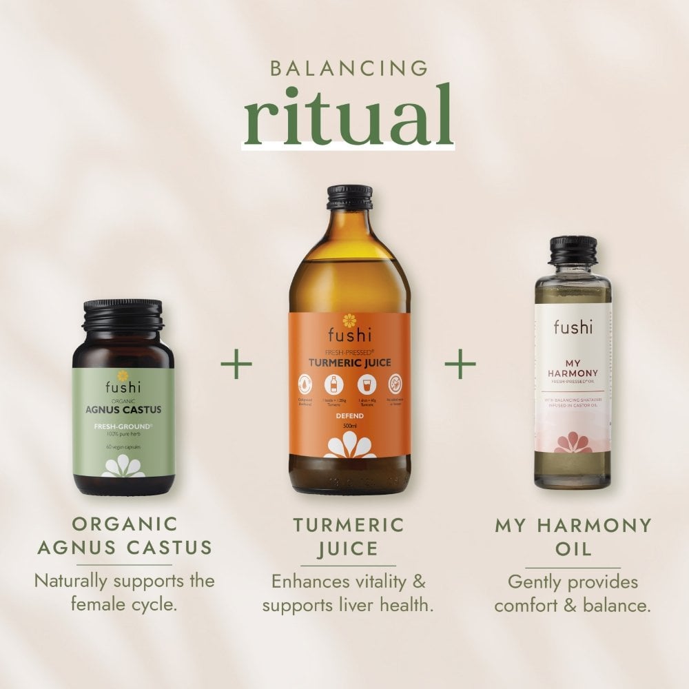 Fushi Organic Agnus Castus Chaste Tree 60 Vegan Capsules