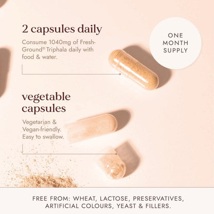 Fushi Organic Triphala 60 Vegan Capsules