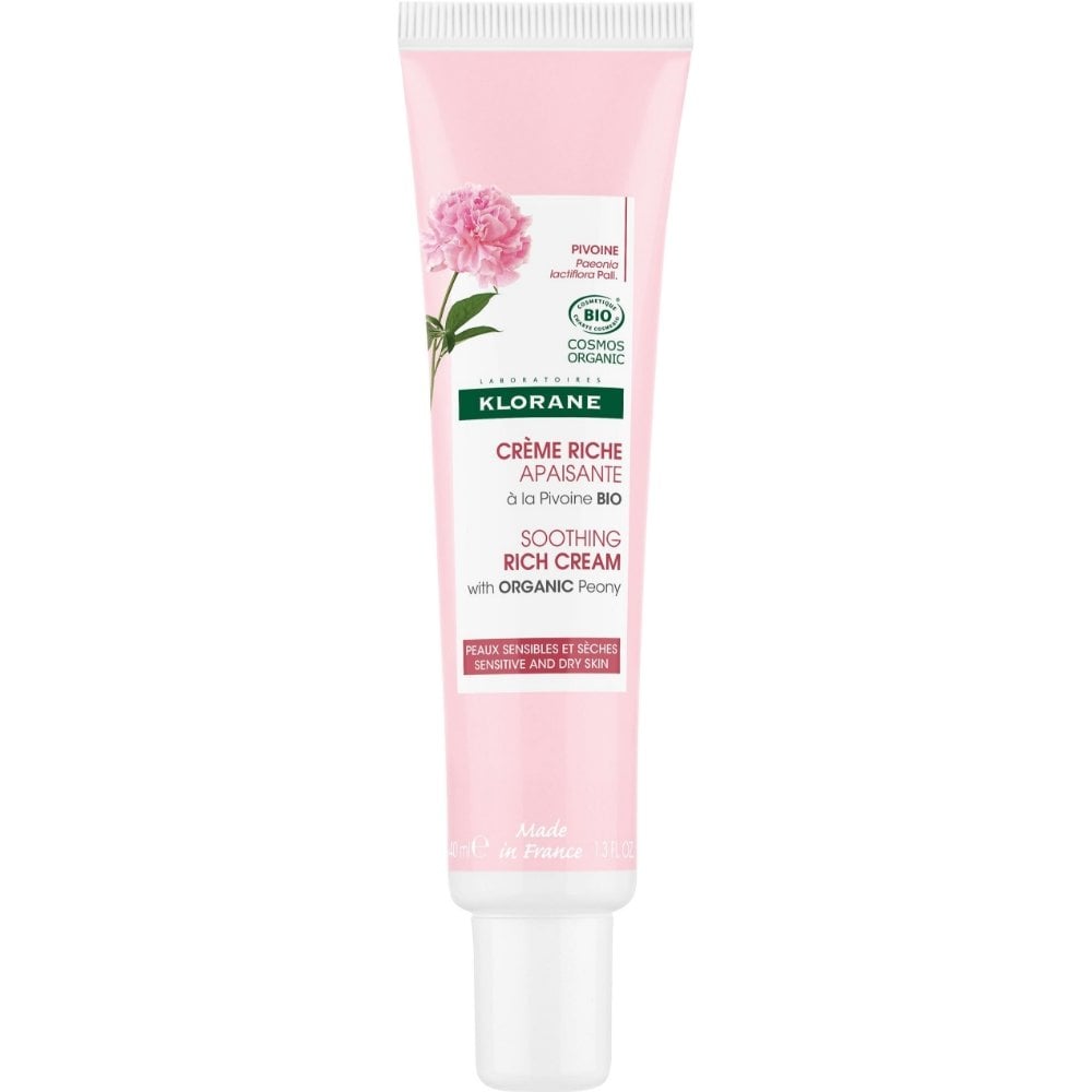 Klorane Peony Soothing Moisturising Rich Cream 40ml