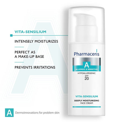 Pharmaceris A Vita-Sensilium Moisturising Face Cream SPF20 50ml