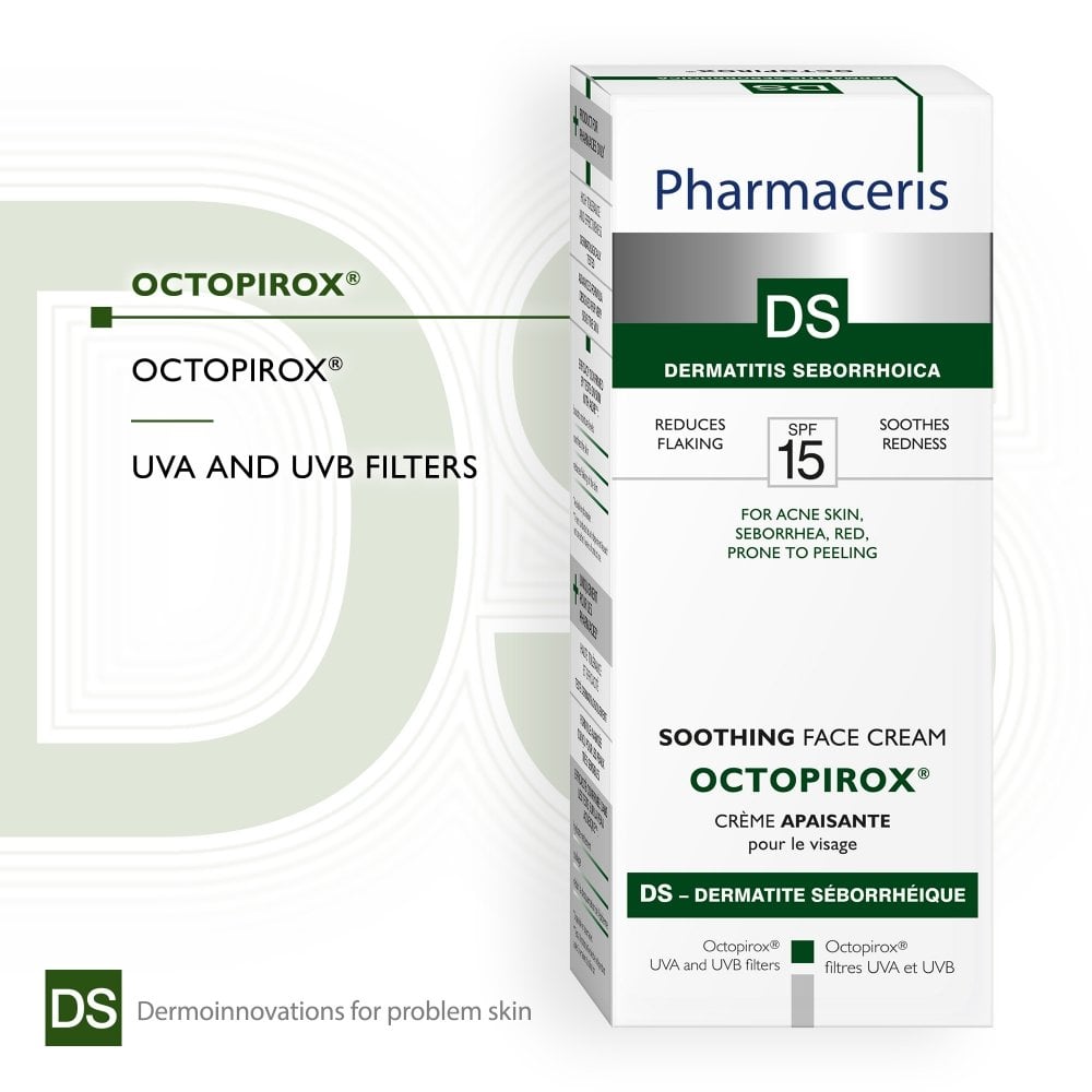 Pharmaceris DS Dermatitis Seborrhoica Octopirox Soothing Face Cream SPF15 30ml