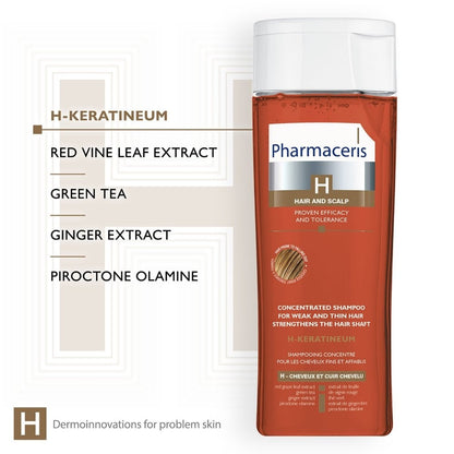 Pharmaceris H H-Keratineum Concentrated Strengthening Shampoo 250ml