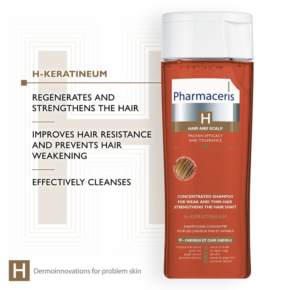 Pharmaceris H H-Keratineum Concentrated Strengthening Shampoo 250ml