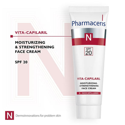 Pharmaceris N Vita-Capilaril Moisturising Face Cream SPF20 50ml