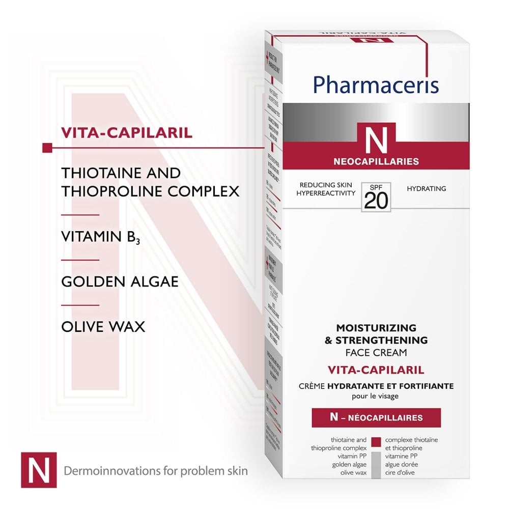 Pharmaceris N Vita-Capilaril Moisturising Face Cream SPF20 50ml
